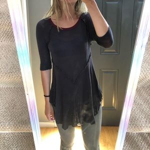 Free People mid sleeve T-shirt/tunic!